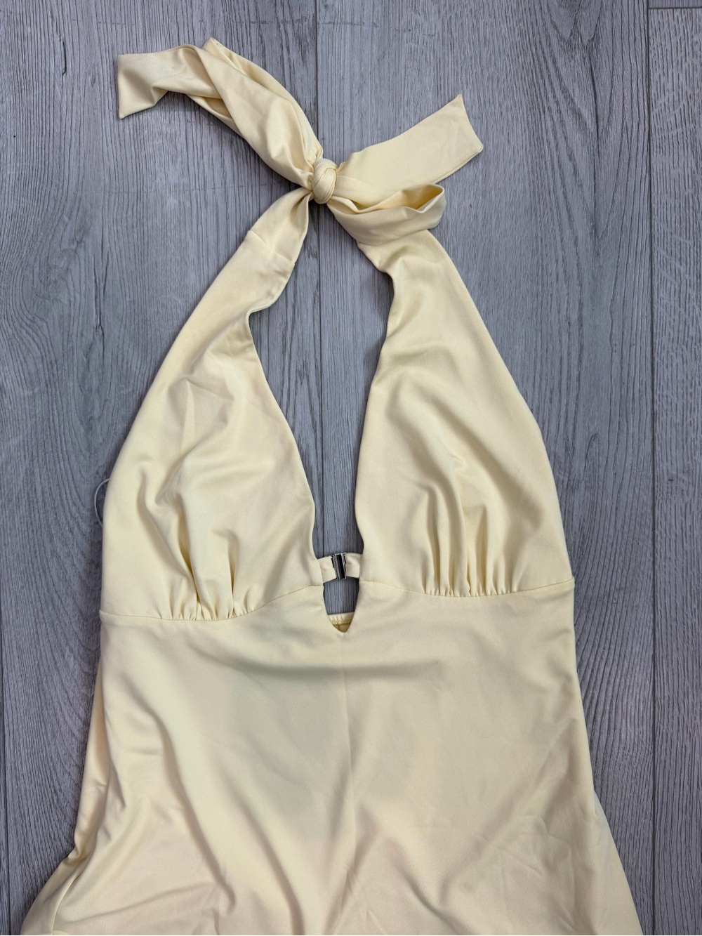 Yellow Halter Dress